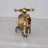 Mini Brass Scooter Showpiece 143g